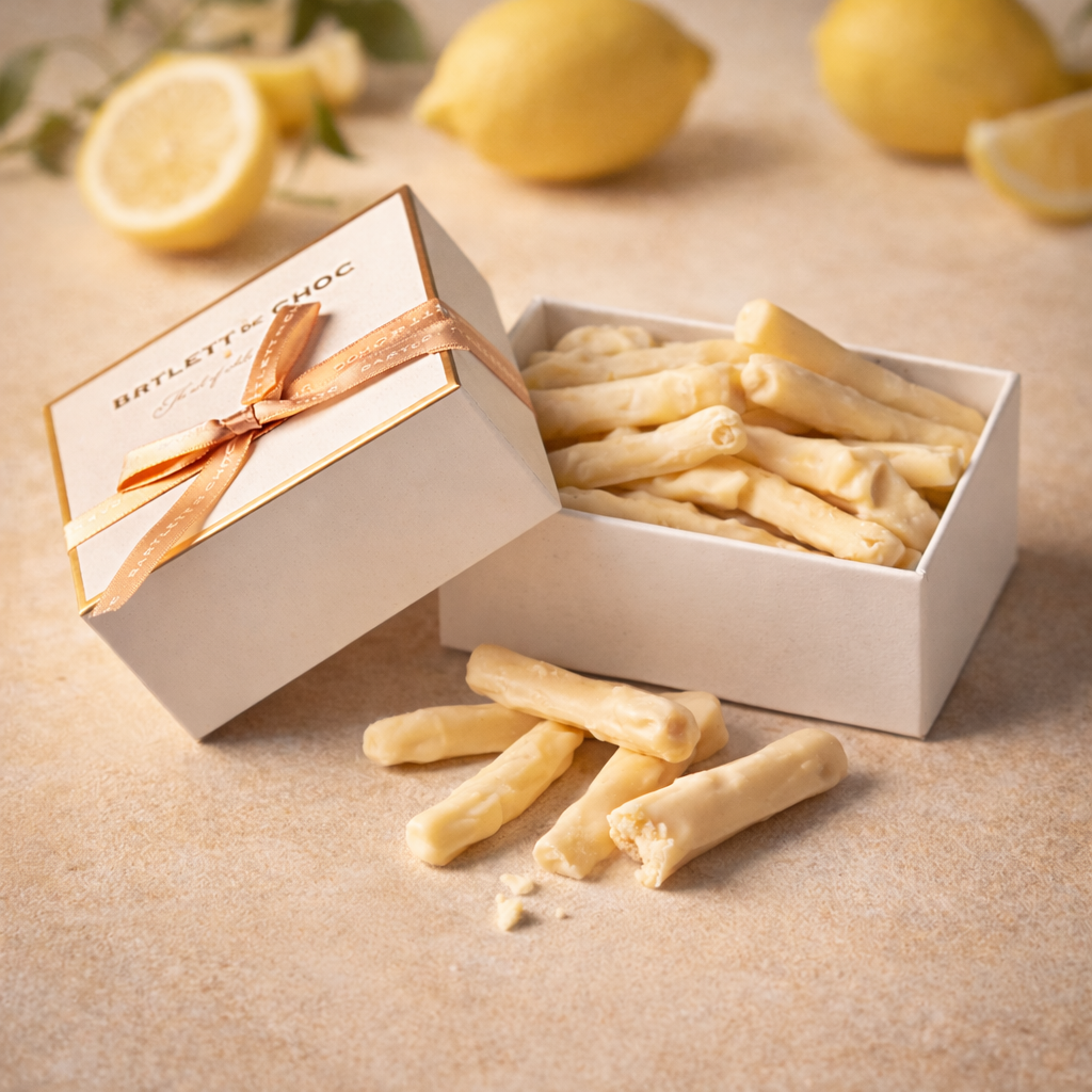 Lemontte. A Whisper of lemon in white.