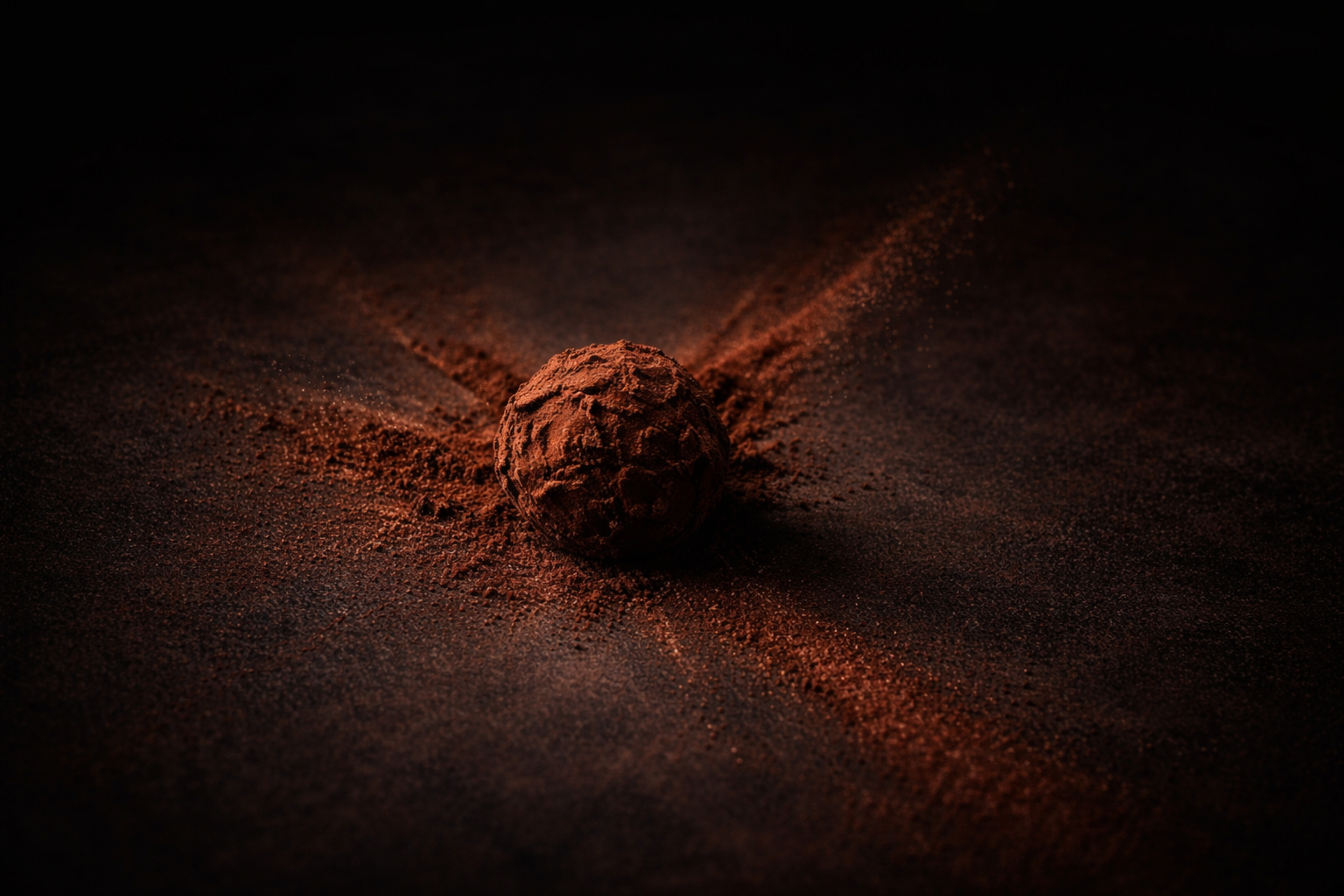 Chocolate Truffles Noir. Dark, rich, quietly intense.